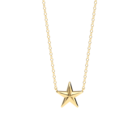 Star Pendant Necklace in Gold