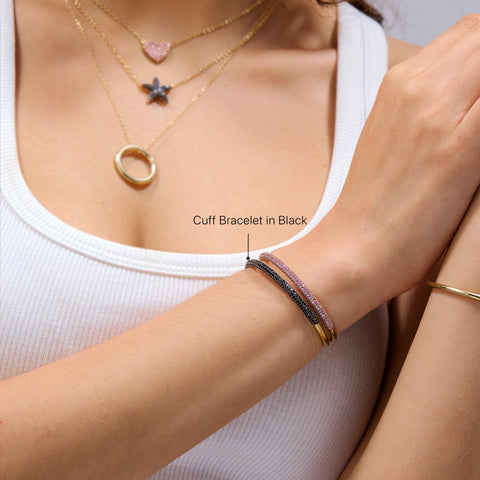 Cuff Bracelet in Black
