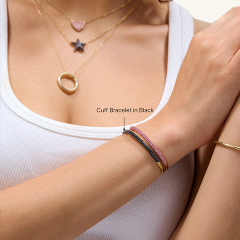 Cuff Bracelet in Black