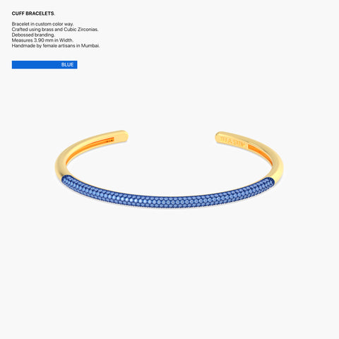 Cuff Bracelet in Blue