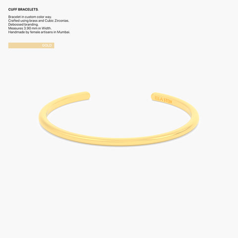 Cuff Bracelet in Gold