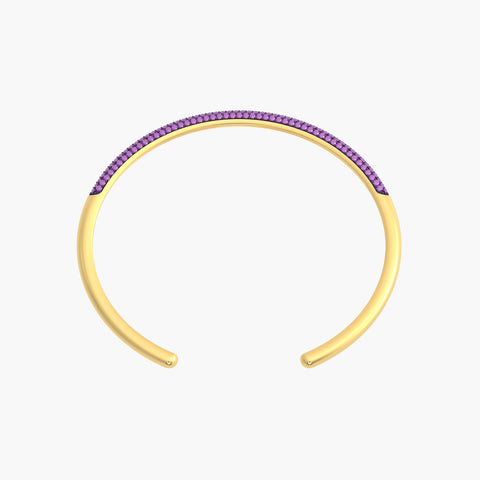 Cuff Bracelet in Purple