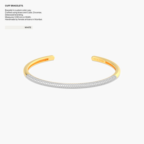Cuff Bracelet in White