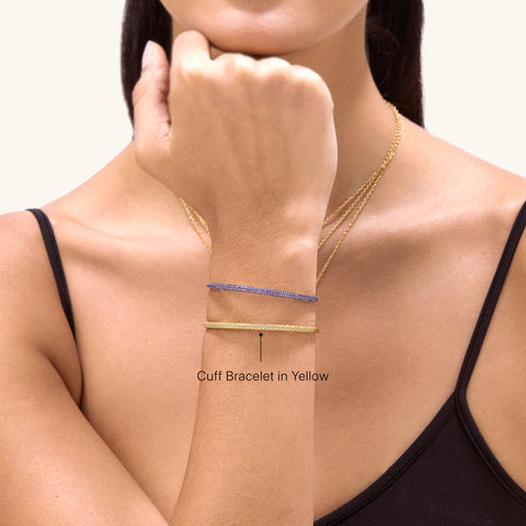 Cuff Bracelet in Yellow
