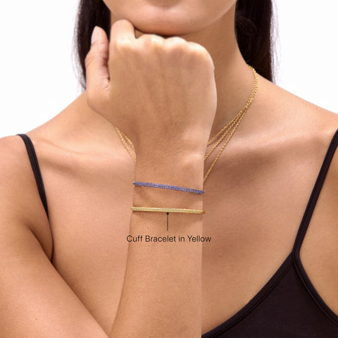 Cuff Bracelet in Yellow