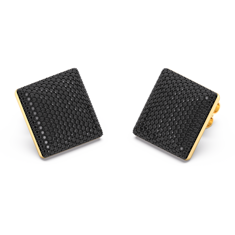 Cube Studs in Black