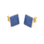 Cube Studs in Blue