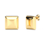 Cube Studs in Gold