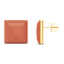 Cube Studs in Orange