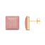 Cube Studs in Pink