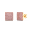 Cube Studs in Pink