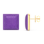 Cube Studs in Purple