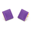 Cube Studs in Purple