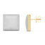 Cube Studs in White