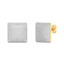 Cube Studs in White