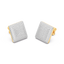 Cube Studs in White