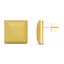 Cube Studs in Yellow