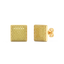 Cube Studs in Yellow