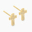 Small Cross Stud Earrings