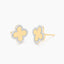 Classic Bloom Clover Stud Earrings