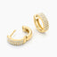 Three Ways to Shine Huggie Earrings