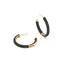 Hoop Earrings in Black