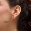 Hoop Earrings in Orange