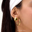 Hoop Earrings in Gold