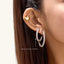 Hoop Earrings in White