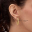 Hoop Earrings in Yellow