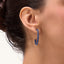 Hoop Earrings in Blue