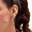 Hoop Earrings in Pink