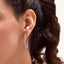 Hoop Earrings in Pink