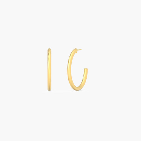 Hoop Earrings in Gold