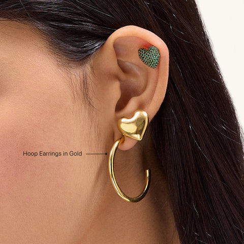 Hoop Earrings in Gold
