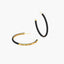 Hoop Earrings in Black