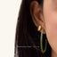 Hoop Earrings in Green