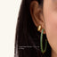 Hoop Earrings in Green