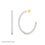 Hoop Earrings in White