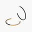 Hoop Earrings in Black