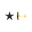 Star Studs in Black