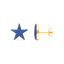 Star Studs in Blue