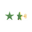 Star Studs in Green