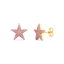 Star Studs in Pink