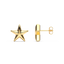 Star Studs in Gold