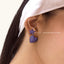 Star Studs in Violet