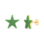 Star Studs in Green