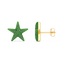 Star Studs in Green
