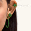 Star Studs in Green