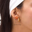 Star Studs in Orange